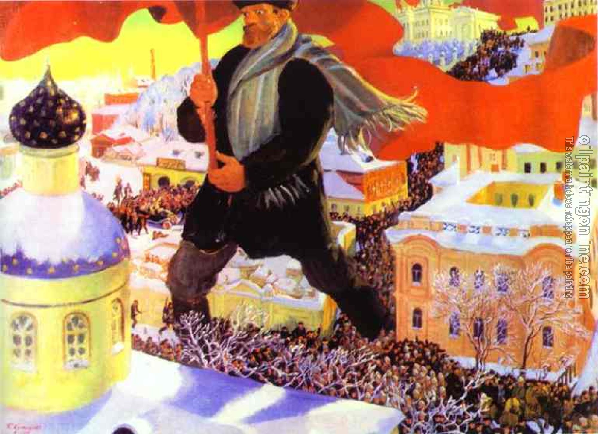 Kustodiev, Boris - Bolshevik